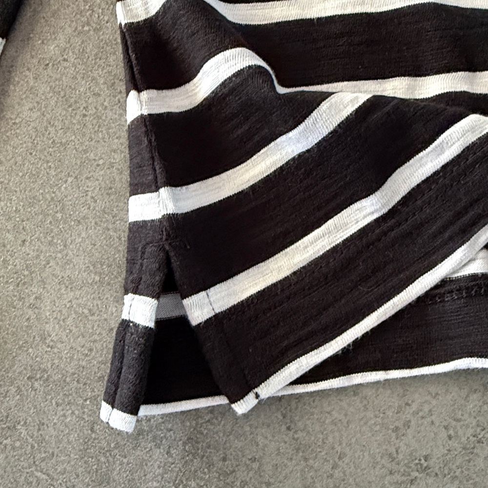 WHBM Striped Long Sleeve T-Shirt - Picture 5 of 8